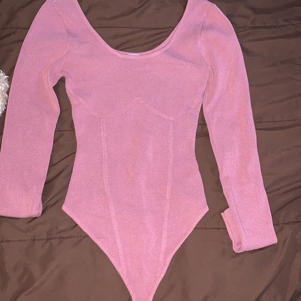 FN Mauve Bodysuit Sz Small